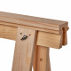 Tischbock höhenverstellbar Holzbock