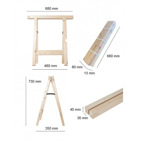 Starker Holzklappbock