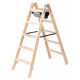 Stufen-Stehleiter Holz