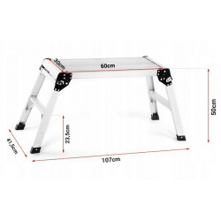 Alu Arbeitsplattform Trittleiter Trittbank