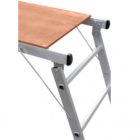 Alu Arbeitsplattform Arbeitsbühne Tritteleiter klappbar Malertisch Werkbank