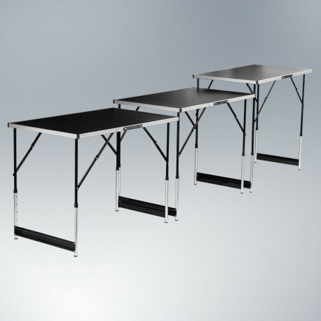 Multifunktionstisch 3 teilig Mehrzwecktisch Arbeitstisch Tapeziertisch Garten