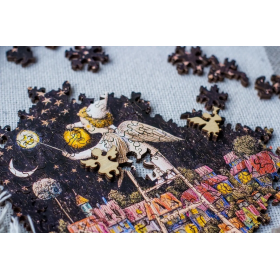 DaVICI Premium Holzpuzzle "Sternenhimmel"