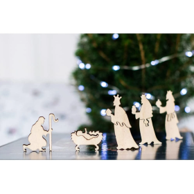 DaVICI Premium Holzpuzzle "Weihnachtsengel"