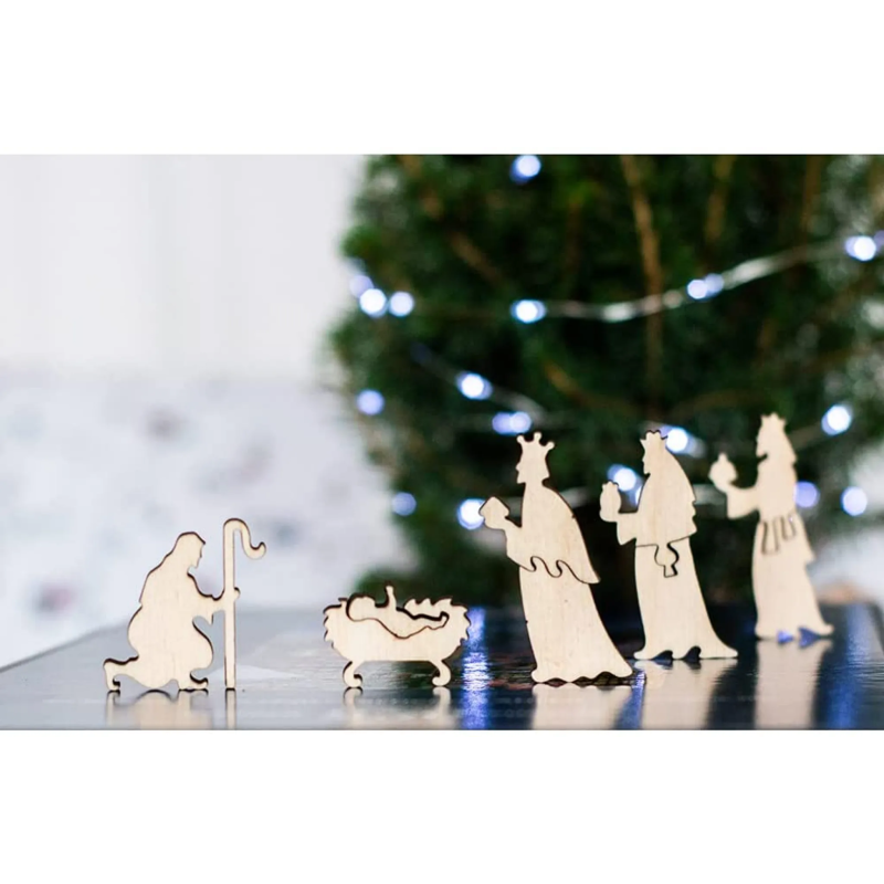 DaVICI Premium Holzpuzzle "Weihnachtsengel"