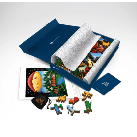DaVICI Premium Holzpuzzle "Tag und Nacht"