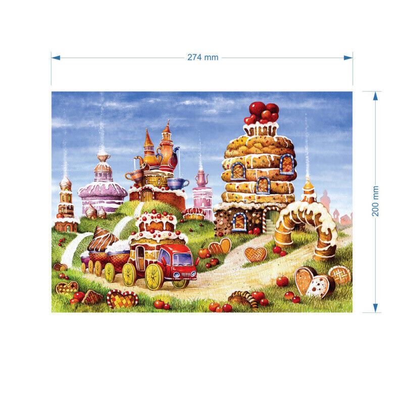 DaVICI Premium Holzpuzzle "Kuchenberge"