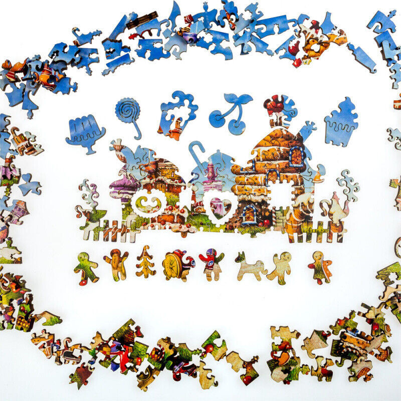 DaVICI Premium Holzpuzzle "Kuchenberge"