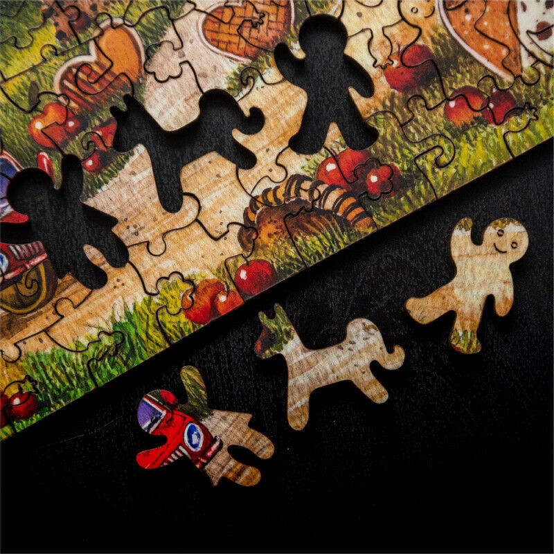 DaVICI Premium Holzpuzzle "Kuchenberge"