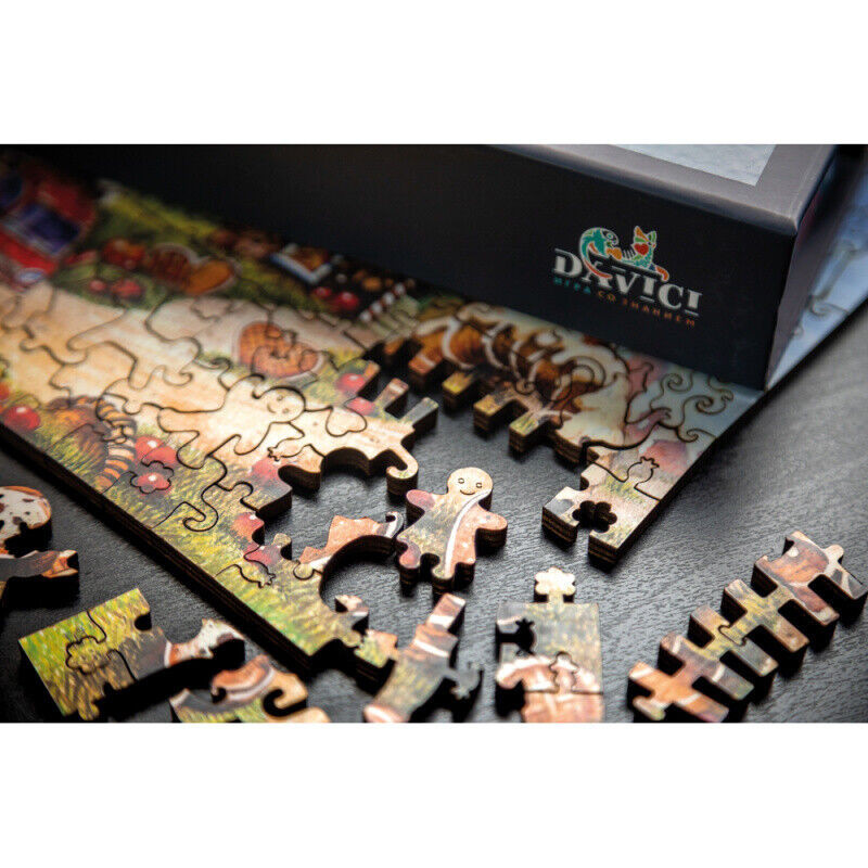 DaVICI Premium Holzpuzzle "Kuchenberge"