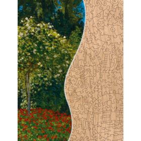 DaVICI Premium Holzpuzzle Claude Monets "Dame im Garten"