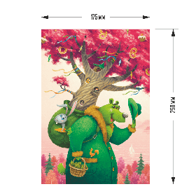 DaVICI Premium Holzpuzzle  "Der grüne Bär"
