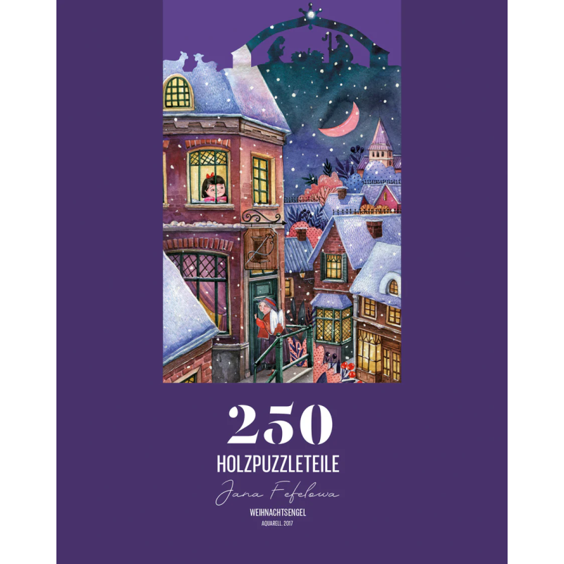 DaVICI Premium Holzpuzzle "Weihnachtsengel"
