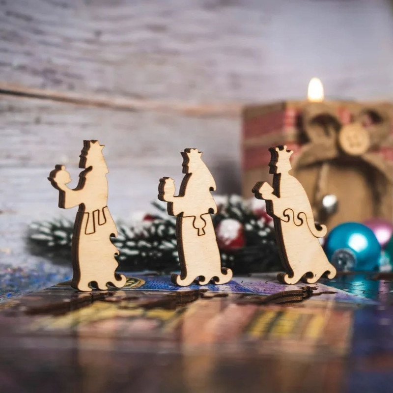 DaVICI Premium Holzpuzzle "Weihnachtsengel"