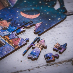DaVICI Premium Holzpuzzle "Weihnachtsengel"