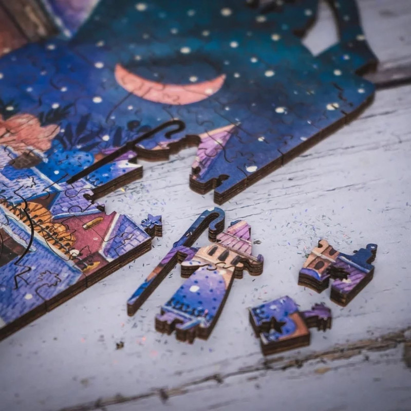 DaVICI Premium Holzpuzzle "Weihnachtsengel"