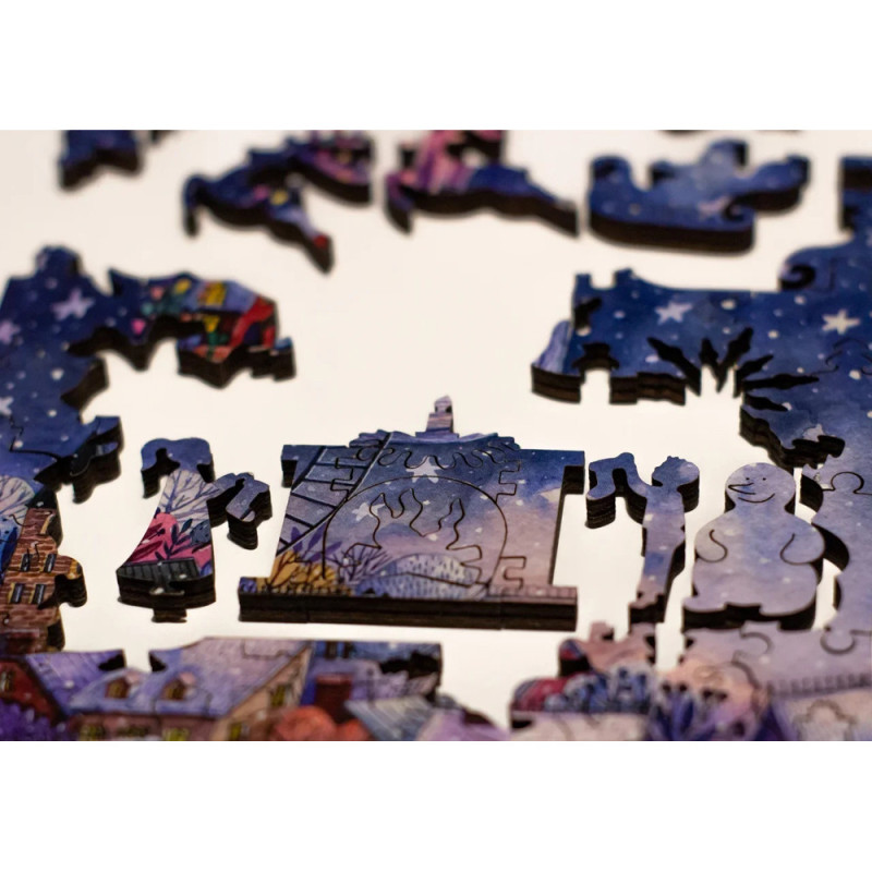 DaVICI Premium Holzpuzzle "Die Weihnachtsfahrt"