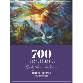 DaVICI Premium Holzpuzzle "Frieden auf Erde"