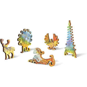 DaVICI Premium Holzpuzzle "Frieden auf Erde"