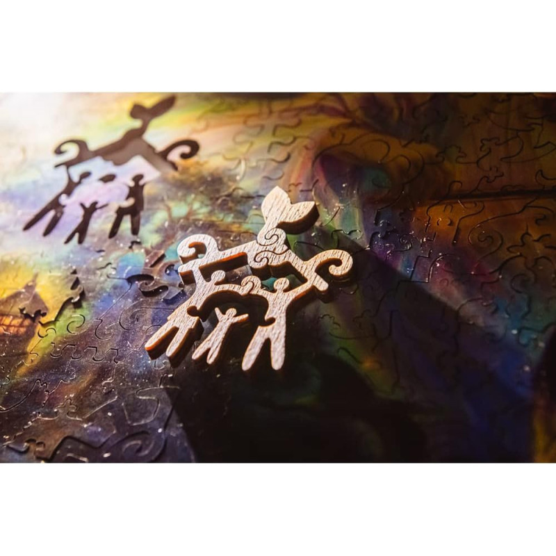 DaVICI Premium Holzpuzzle "Frieden auf Erde"