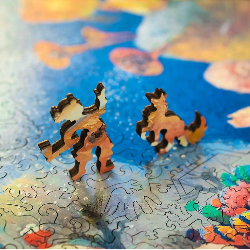 DaVICI Premium Holzpuzzle "Zu Weihnachten nach Hause"